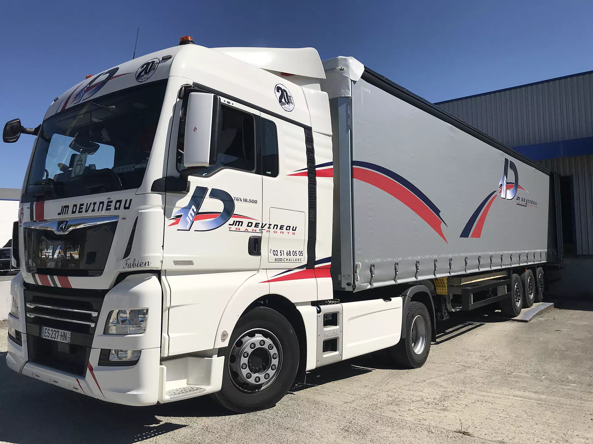 JM Devineau, transport routier à Challans 85